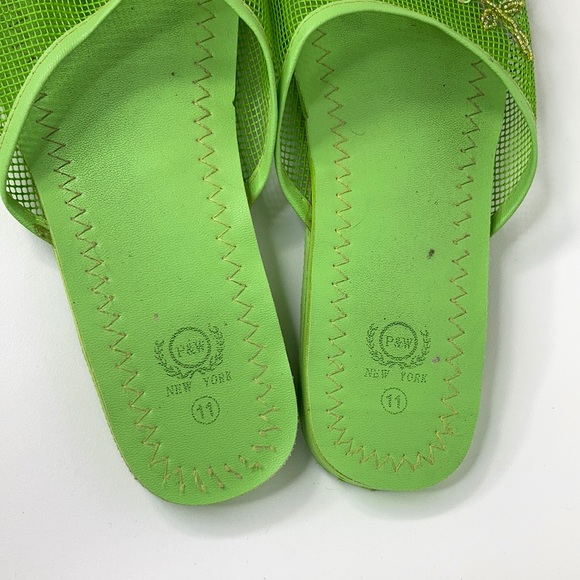 Green Slippers | Size 11 - Picture 7 of 7